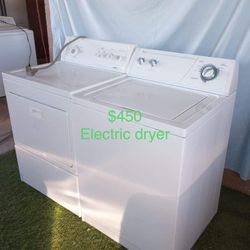 Beautiful Whirlpool Washer And Kenmore Electric Dryer 