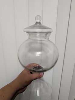 glass apothecary jar