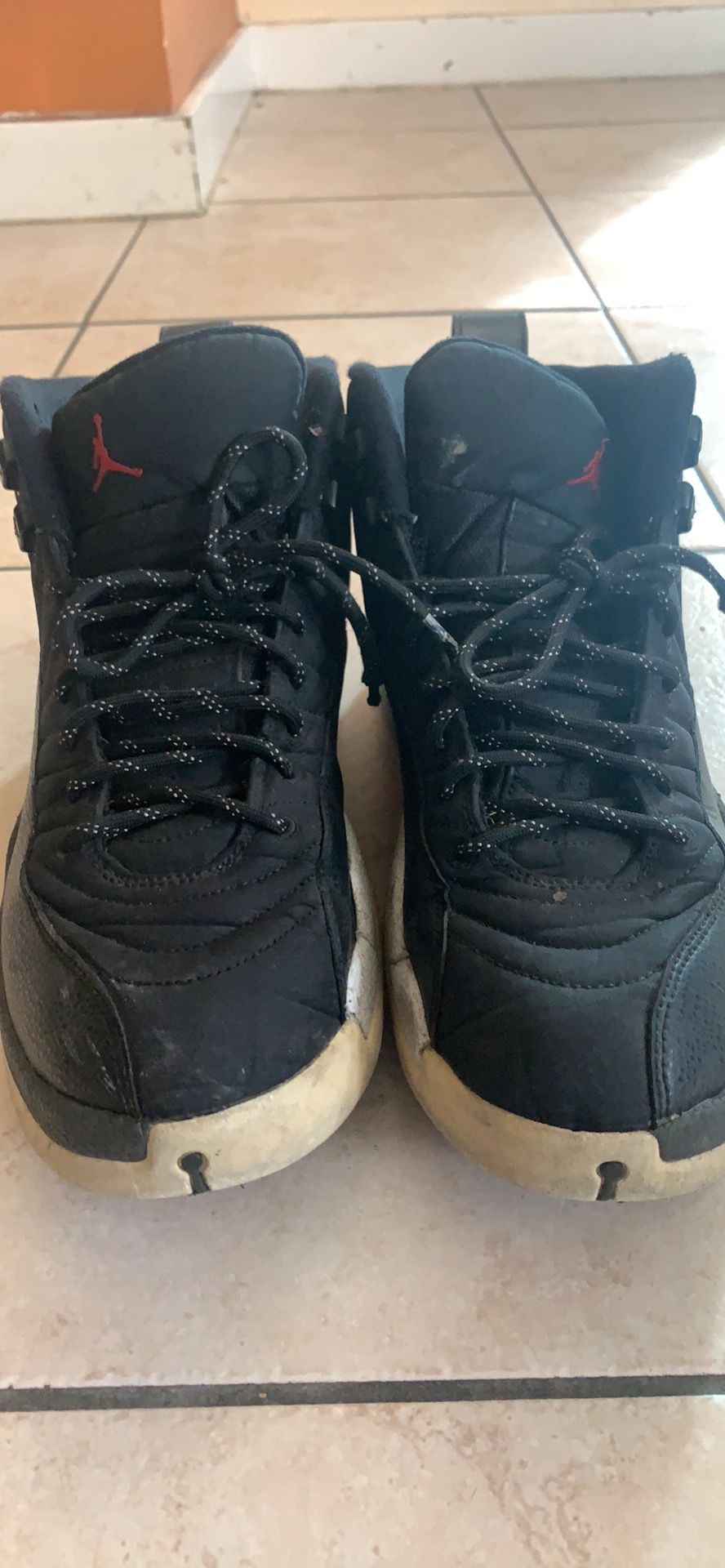 Jordan Nylon 12’s, Black, Size 10.5