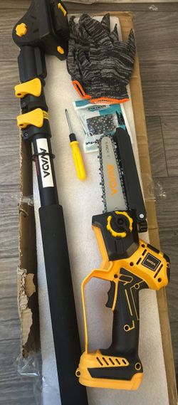 AVADA 6” Cordless Pole Saw & Chainsaw 2-in-1 – DeWALT 20V MAX Battery Compatible