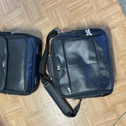 2 Leather Laptop Bags  