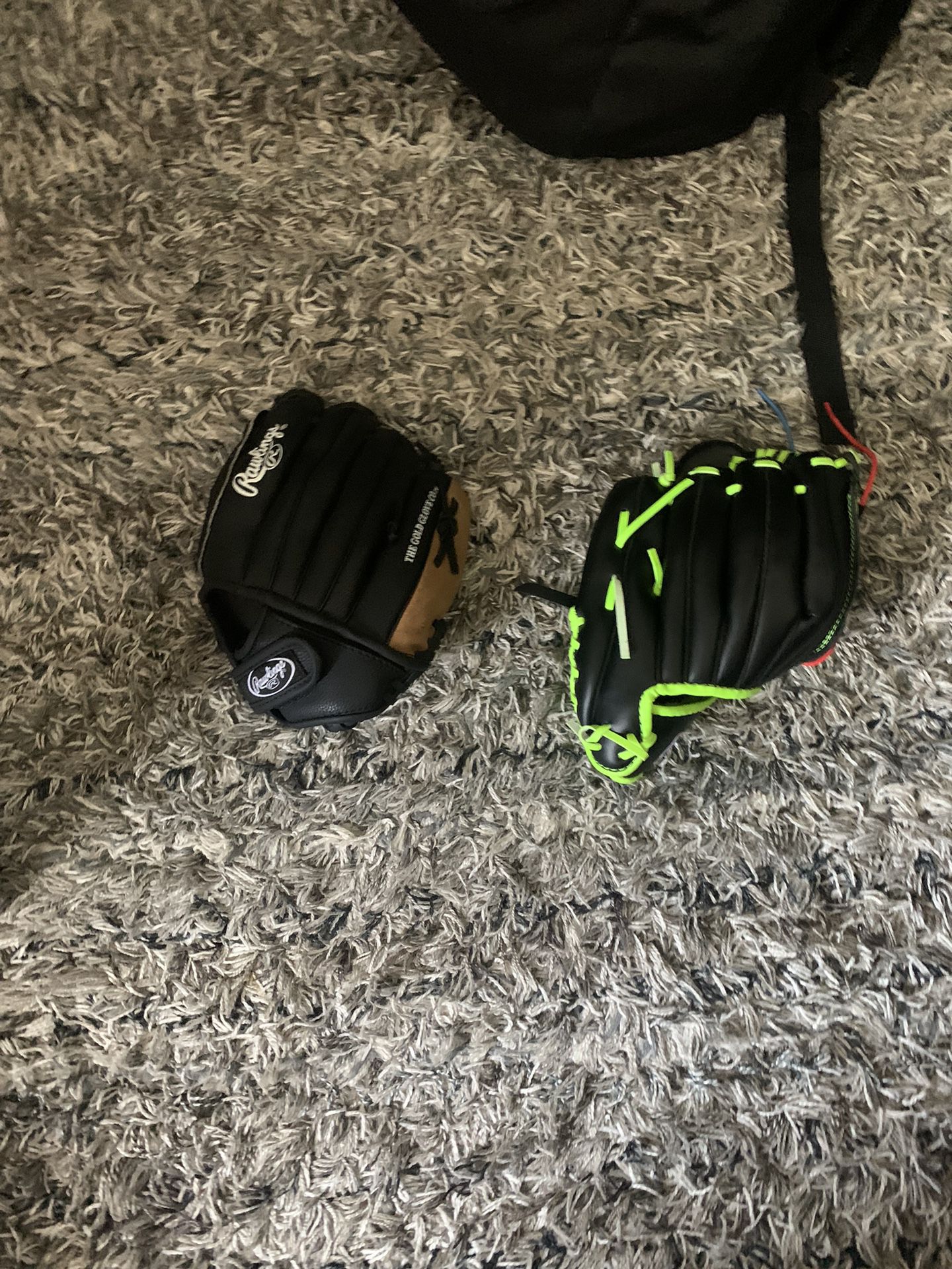 Baseball Gloves and Baseball 