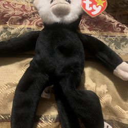 Mooch Monkey Ty Beanie Baby (Original w/errors