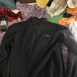 black sweater