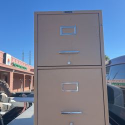 Two drawer filing cabinet