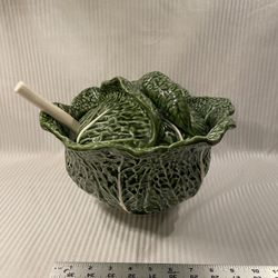 Majolica 3-piece Soup Tureen 