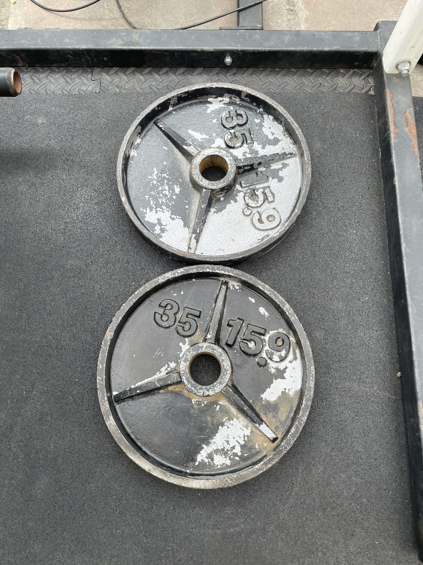 Olympic Plate Weight