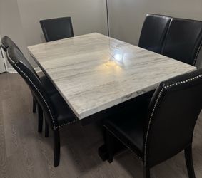 Marble Table Set