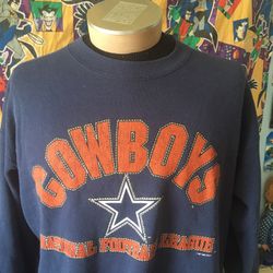 Vintage 90s Dallas Cowboys Crewneck Sweatshirt XL