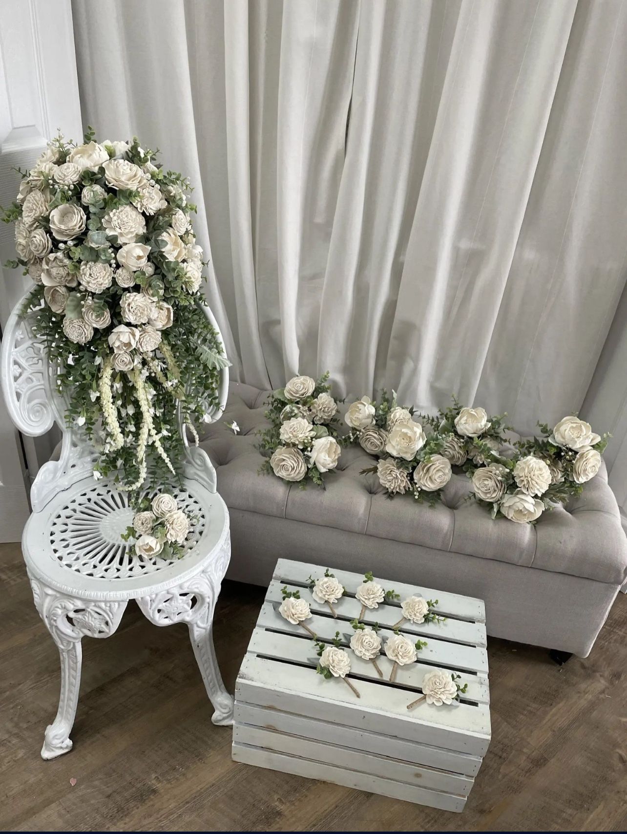 Wedding Flowers Wooden Flowers Sola wood Flowers