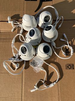 Six POE CCTV Cameras