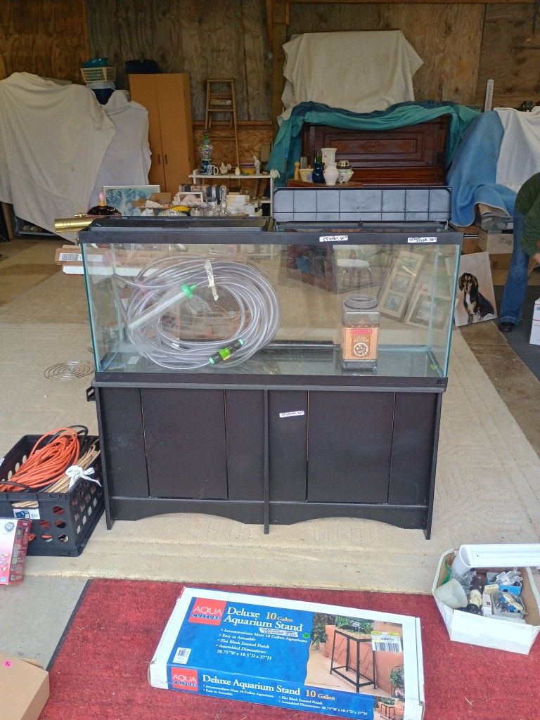 55 Gallon Aquarium And Stand