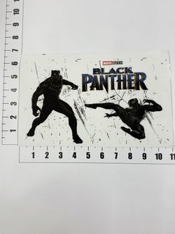 Black Panther Wakanda Marvel UV Sticker