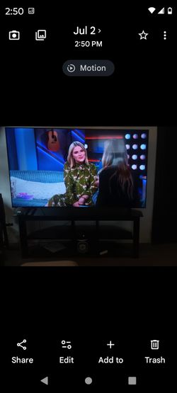 72in TV  and Stand