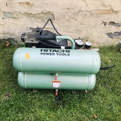 Hitachi Twin Stack EC12 2HP Air Compressor Power Tool Tools