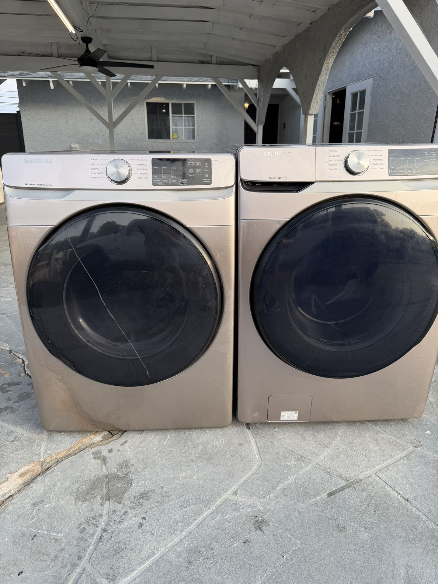 XL Washer And Gas Dryer