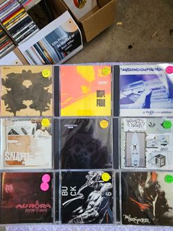 Boxes of CDs - Rare, OOP Underground Hip-Hop