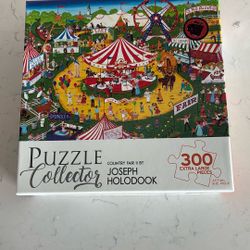 Country Fair II 300 Piece Puzzle By Joseph Holodook