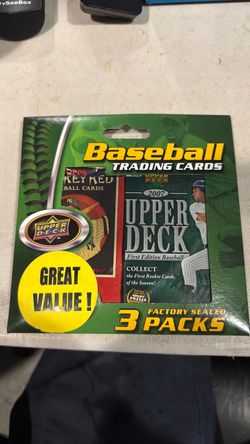 2007 Upper Deck First Edition Baseball Cards 3-Pack