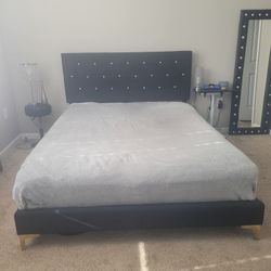 Queen Bed, Mattress Included 