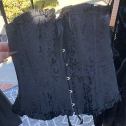 Halloween Black Corset 