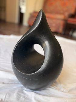 MCM Biomorphic pottery tabletop sculpture