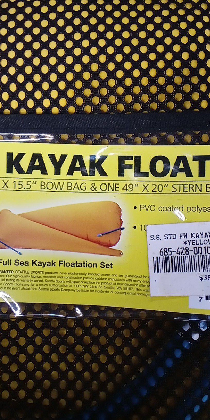 Kayak float set
