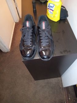 Men's. Size 11 All Black Prada New 500.00