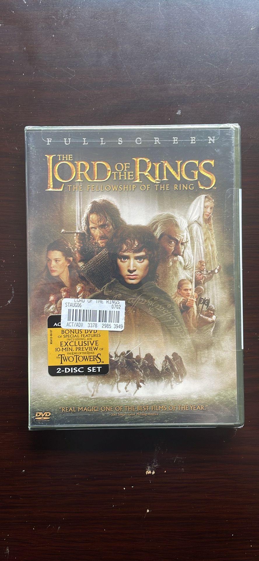 The Lord Of The Rings DVD Brand New