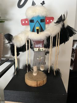 Owl Dancer Kachina Doll Signed By Artist 