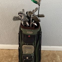 4 Golf Club Sets with Caddie Bag and Driver