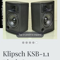 Klipsch KSB 1.1 Two-way Bookshelf Wall Mount Speakers