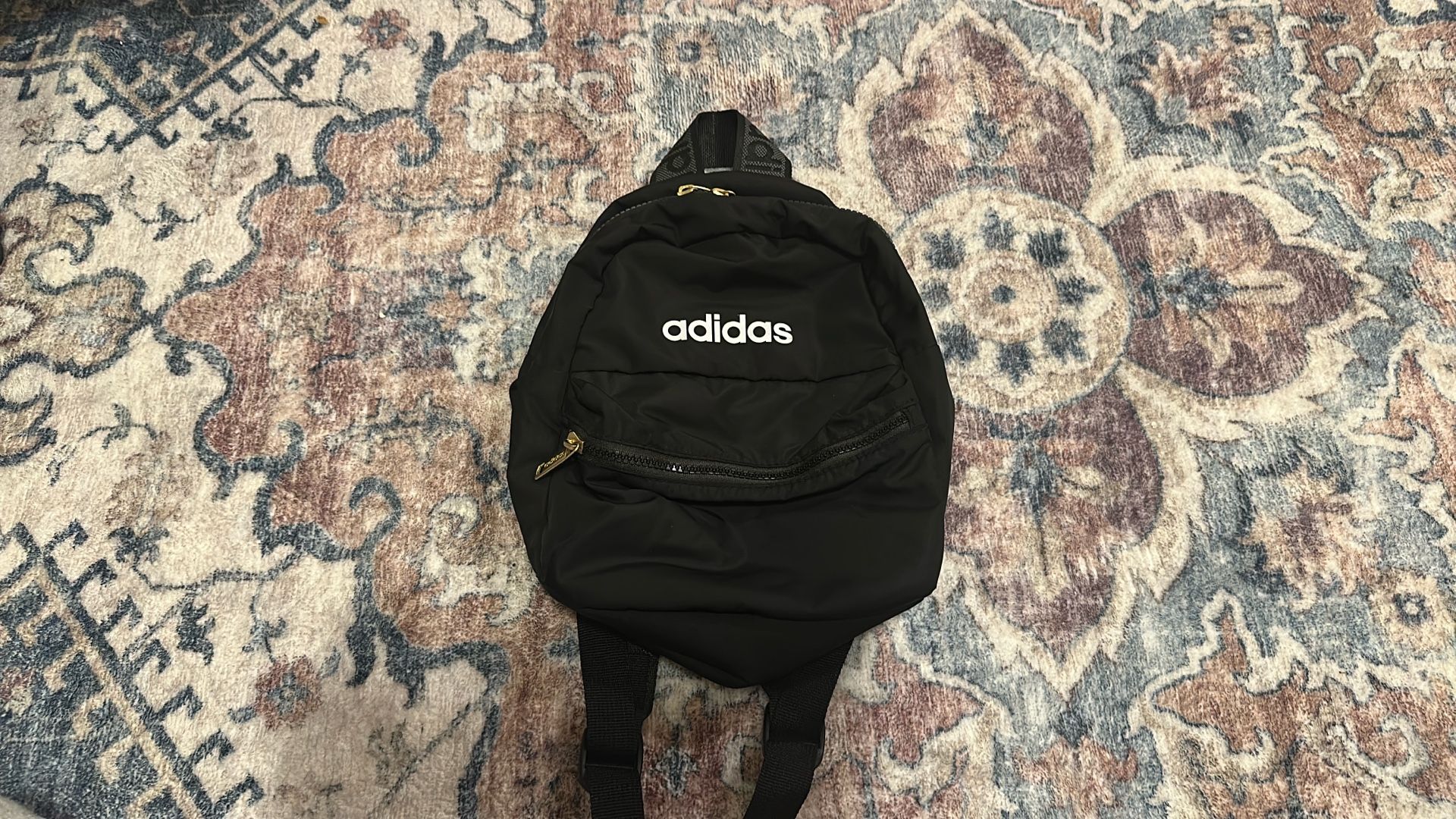 Mini Adidas Backpack Black/Gold
