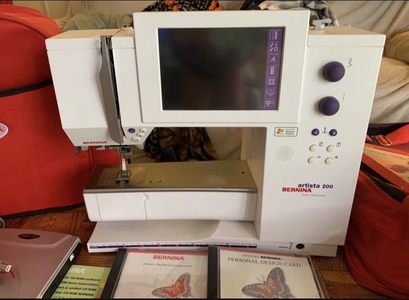 Bernina Artista 200/730 Sewing, Quilting, Embroidery Machine Serviced Regularly. Comes with Directions & Workbook. Tons of extras not included in pict