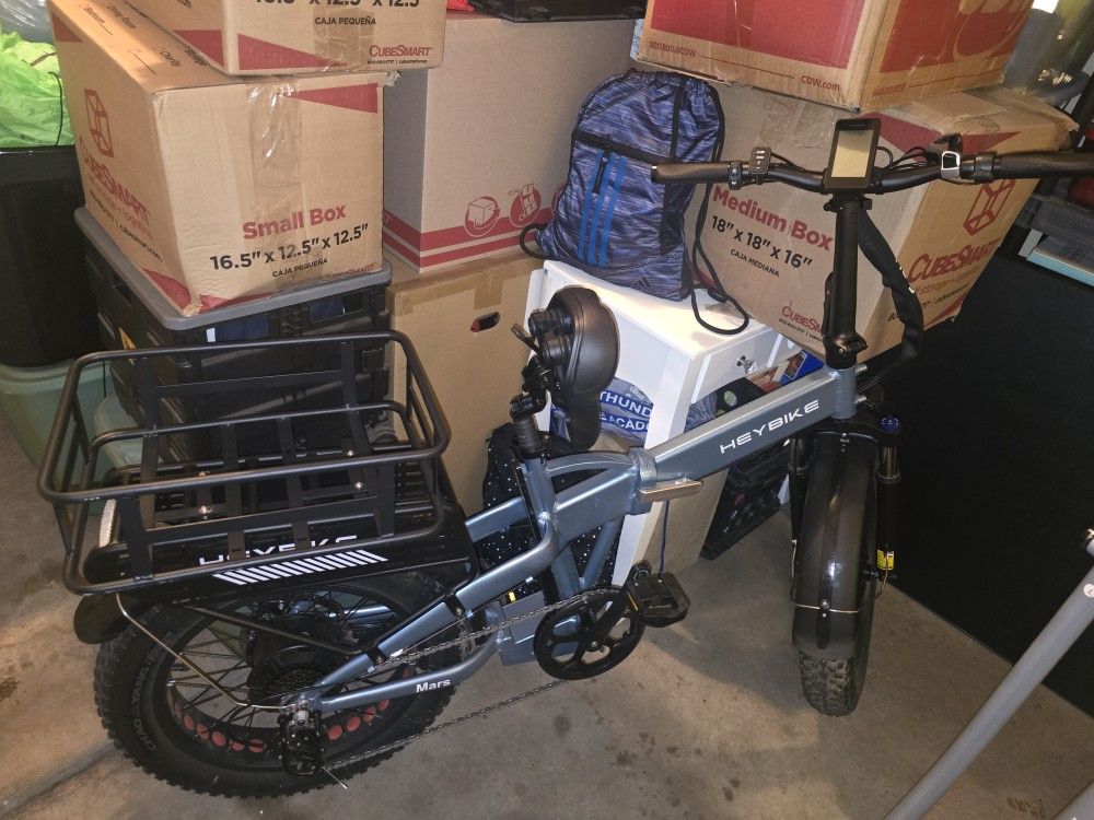 Heybike Mars 2.0 Folding & Far tire E bike
