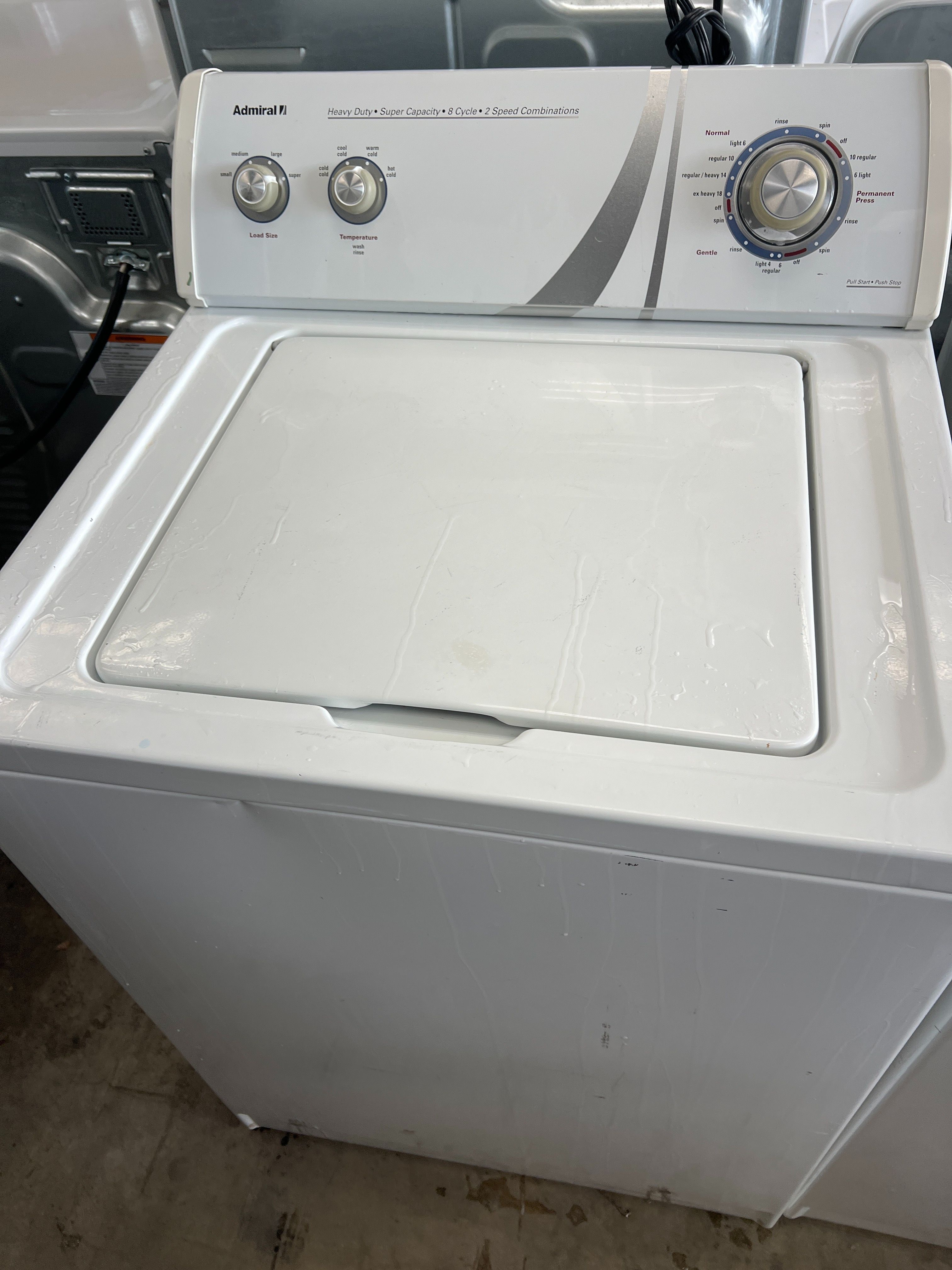 ADMIRAL TOP LOAD WASHER DIRECT DRIVE