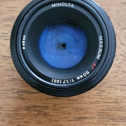 Minolta Maxxum Af 50mm 1:1.7 Lens