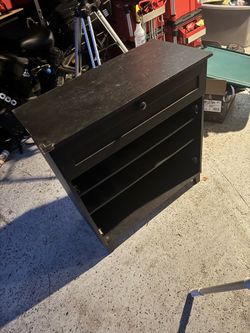 Wooden shoe cabinet