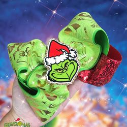 Grinch Bow 