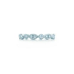 Authentic Tiffany Diamond Jazz Band Size 7.5