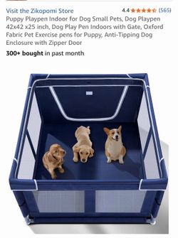 Puppy Playpen Indoor for Dog Small Pets,