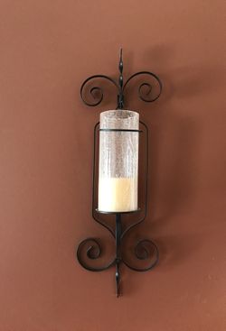 Large size Pair of wall candle holders $20