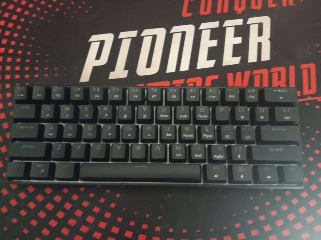 DIERYA 60% Mechanical Keyboard DK61se Wired Gaming Keyboard with Red Switches