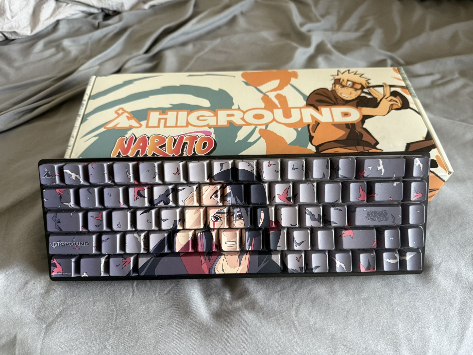 HIGROUND Base 65% Keyboard - Naruto Collab (Itachi)