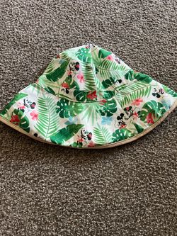 Disney tropical Minnie and Mickey Mouse bucket hat