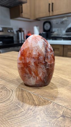 Crystal High Quality Fire Quartz Free Form Large
