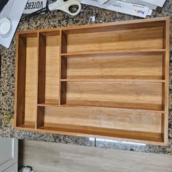 Wood Drawer Organizer Tray