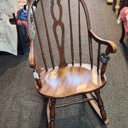 In St. Cloud -  $48 Wooden adult rocking chair  $48
