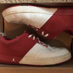 Nike air jordan ‘cue size 8 white varsity red
