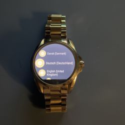 Stainless Steel MK Smart Watch